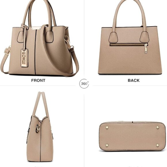 Purses and Handbags for Women Leather Crossbody Bags Women's Tote Shoulder Bag - Picture 3 of 7